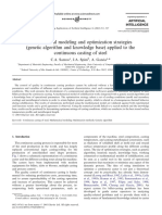 Mathematical Modeling and Optimization Strategies (Genetic Algorithm and Knowledge Base) Applied To The Continuous Casting of Steel