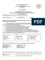 Summative Assessment in Fbs 1st Quarter Sy 2020-2021