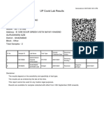 UP Covid Lab Results