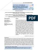 Aquatic Macroinvertebrate Structure and Diversity in Anguededou Stream (Anguededoubasin: Cote Divoire)