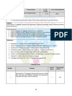 27 Computer Programming CS100 Syllabus