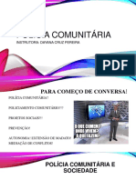 Aula Polícia Comunitária CFS PMPB