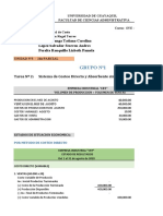 Sistema de Costeo Directo y Absorbente Similar Al Laboratorio 10.3 (GRUPO Nº1 - TAREA Nº2)