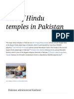 List of Hindu Temples in Pakistan - Wikipedia