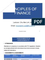 Module 1 - Introduction To Finance