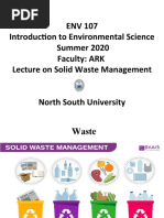 ARK - EnV107 - Solid Waste Management - Summer-2020