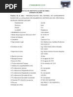 Ficha de Identificacion de Obra Uco