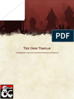 The Grim Templar: A Homebrewed Class For 5th Edition Dungeons and Dragons