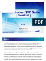 New Product SVC Guide New Product SVC Guide: (SM-G920F) (SM-G920F)