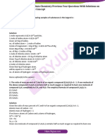 JEE Main Chemistry Previous Year Questions With Solutions On Mole Concept