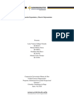 Evaluación Ergonómica y Plan de Mejoramiento