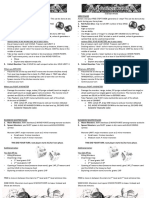 Masmorra Sequence of Play Sheet