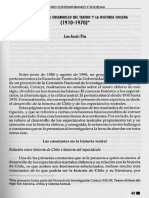 Constantes en El Desarrollo Del Teatro y La Historia Chilena (1910-1970)