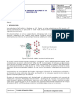 Efecto de Mezclado en Un Reactor CSTR