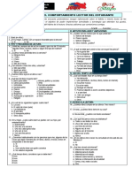 Plan Lector - Encuesta para Estudiantes Sobre El Comportamiento Lector