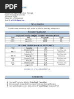 Prakash B. Parmar: Gujarat Secondary & Higher Secondary Education Board