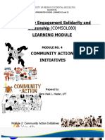 Community Engagement Solidarity and Citizenship Learning Module