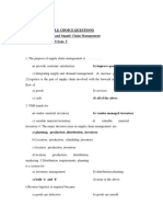 Multiple Choice Questions Logistics and Supply Chain Management T.Y.B.M.S Sem-5