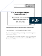 IRIS Beyond ISO 9001 - Handout