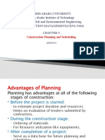 CM Chapter 5 - Construction Planning and Scheduling