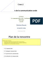 Les Principes de La Communication Orale Pour Les Etudiants