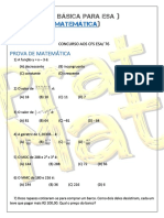 40 Questões de Matemática Básica Esa