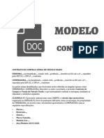 Modelo de Contrato de Compra e Venda de Veiculo Usado Particular Completo e Word