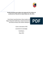 Estudio de Factores Que Inciden A Las Mujeres de 18 A 24 Años A La Prostitución en Plaza Del Sol