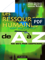 Les Ressources Humaines de A À Z