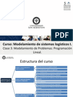 Clase 3. Modelamiento de Problemas - Programación Lineal