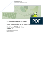 P1.T3. Financial Markets & Products Robert Mcdonald, Derivatives Markets, 3Rd Edition Bionic Turtle FRM Study Notes Reading 20