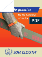 JOH CLOUTH - Safe Practice For The Handling of Doctor Blades