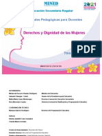 CUARTA UNIDAD PEDAGÓGICA SECUNDARIA REGULAR DERECHOS Y DIGNIDAD 7mo A 9no Grado