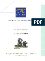 Automotive Clutch Release Bearings: Malex Corporation Limited