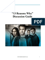 "13 Reasons Why" Discussion Guide