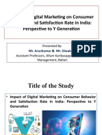 Impact of Digital Marketing On Consumer Behavior and