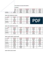 Class Schedule Sy 2021-2022-First Semester Kindergarten-Pshaira Mae R. Hatamosa