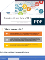 Industry 4.0 and Role of IT Consultants