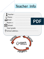 Parent Communication Log Book