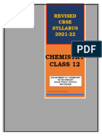 Revised Chemistry Syllabus - Srinivas