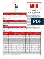 Ceramic Water Purifier: Performance Data Sheet