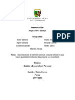 Ensayo-Imprtancia de La Administración de Recursos Humanos.