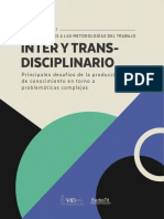 3 Aproximaciones A Las Metodologias Del Trabajo Inter y Transdisciplinario