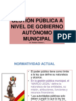 Gestion Pub Municipal I