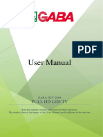 User Manual: Full HD Led TV