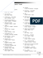 Placement Test Grammar Drills Grammar Guides Reading Comprehensio - 79350