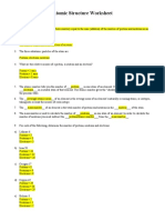 Atomic Structure Worksheet: The Number of Protons in The Nucleus of An Atom