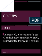 GROUPS, Subgroups and Cyclic Groups