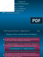 Chapter 8 - Interval Estimation