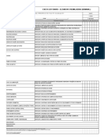 Check List Diario Cremalheira Semanal Geral